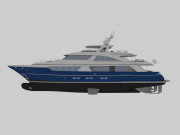 Selene 128' Expedition yacht , on the drawing board